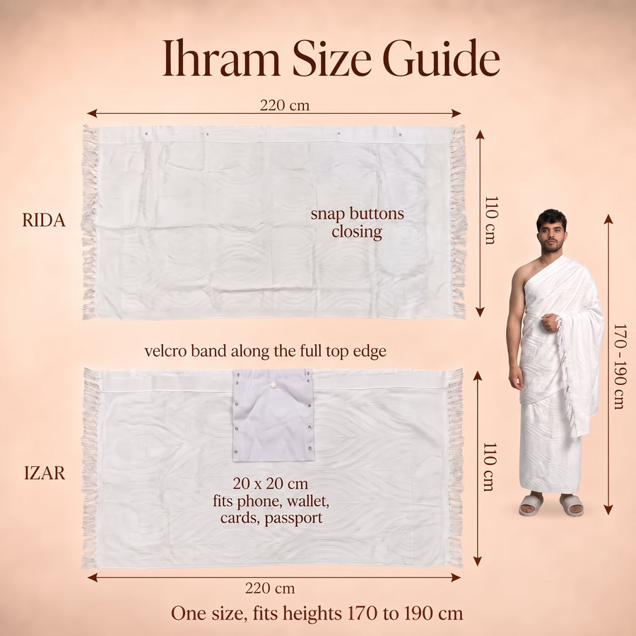 Ihram size guide