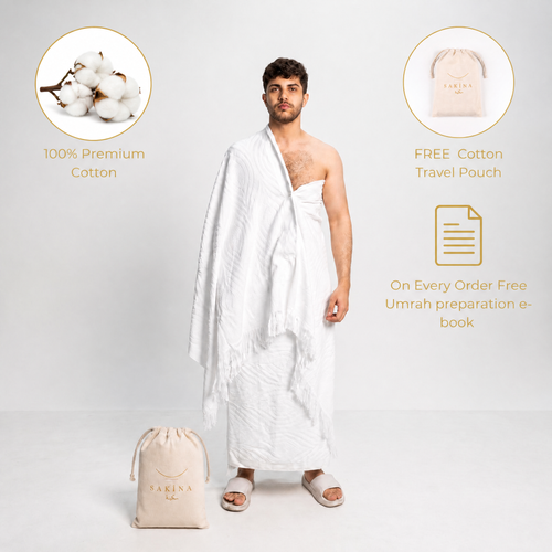 SAKĪNA Premium Ihram Set | The Miqaat Collection