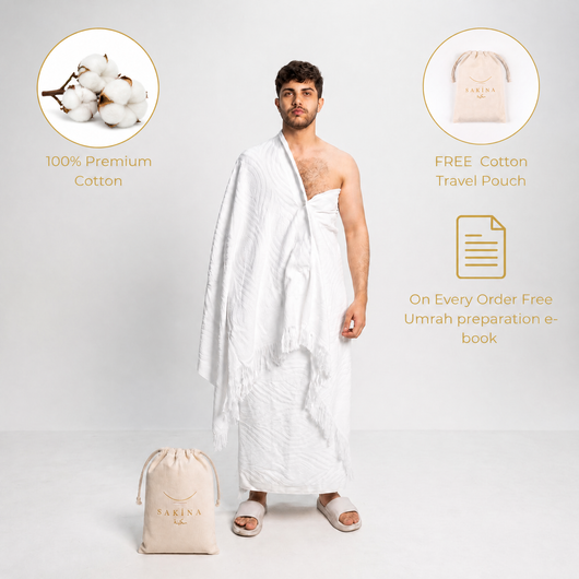 SAKĪNA Premium Ihram Set | The Miqaat Collection